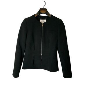 LK Bennett JK Lupin blazer jacket black women's size 2 NEW WITH TAGS